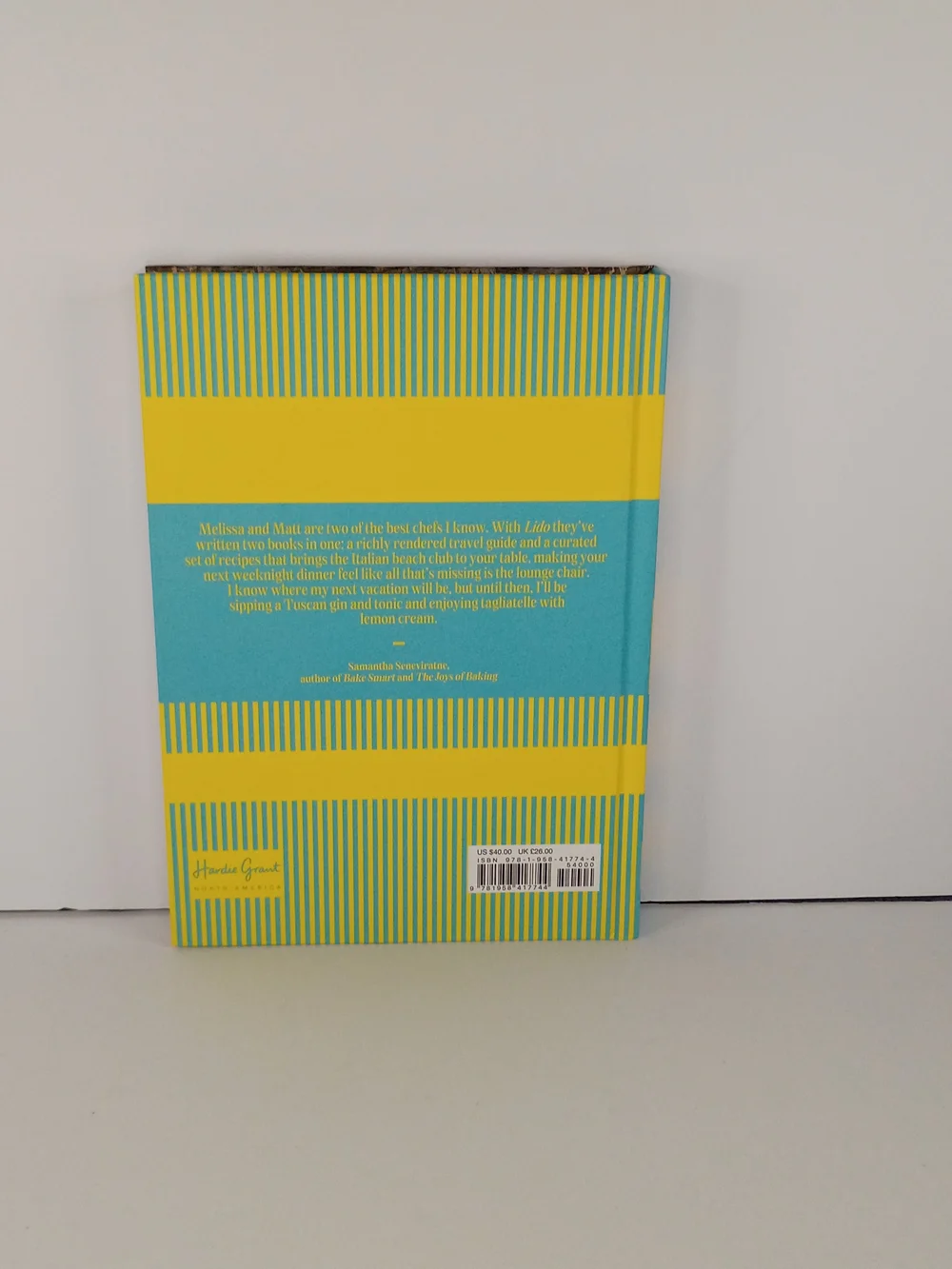 LIDO Hardcover Cookbook Beach Club Recipes Italy by Pellegrino & Scialabba